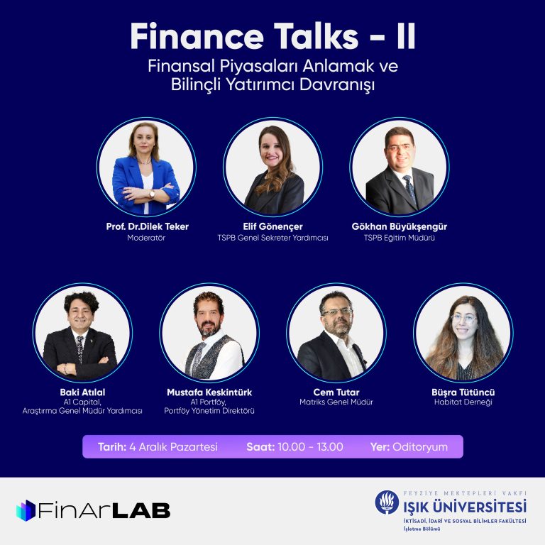 Finance Talks 2 – Finansal Piyasaları Anlamak ve Bilinçli Yatırımcı Davranışı