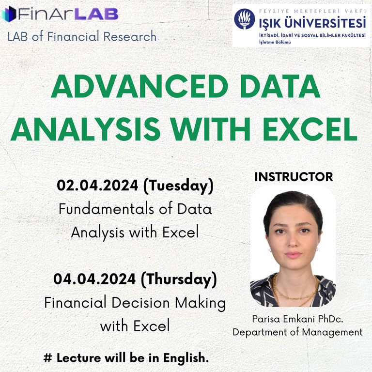 Advanced Data Analysis with Excel